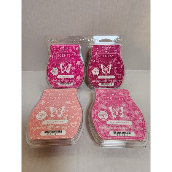 Scentsy Pink Awareness Wax Bars-4 Bar Set - Picture 2 of 3